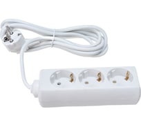 Удлинитель ExeGate ECE-3-3W 3 евророзетки с заземлением, 3м, белый 285806