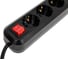 Сетевой фильтр 5bites 1.8м, 6 розеток, 16A, черный SP6B-318 9