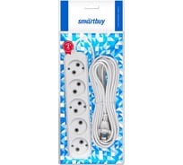 Удлинитель Smartbuy 5 гнезд 5 метров 16А/3,5кВт с заземлением ПВС 3x1,0 SBE-16-5-05-Z