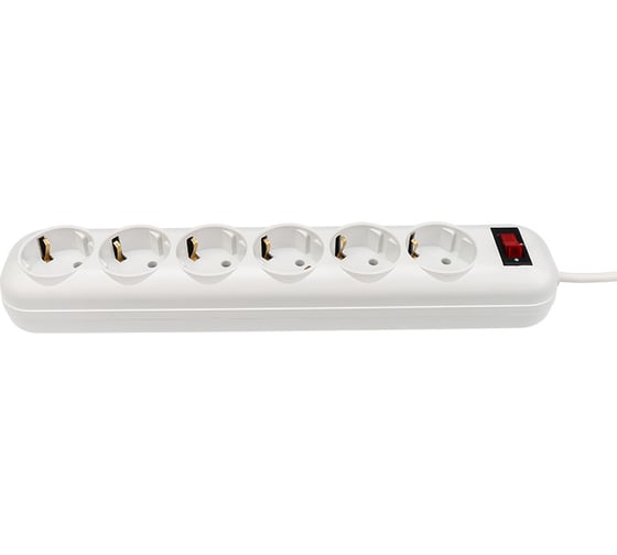 Сетевой фильтр PROconnect OPTIMA 6 розеток 1.5 м, с/з, белый 11-7233