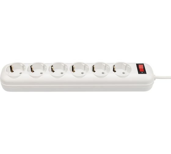 Сетевой фильтр PROconnect OPTIMA 6 розеток 5 м, с/з, белый 11-7235