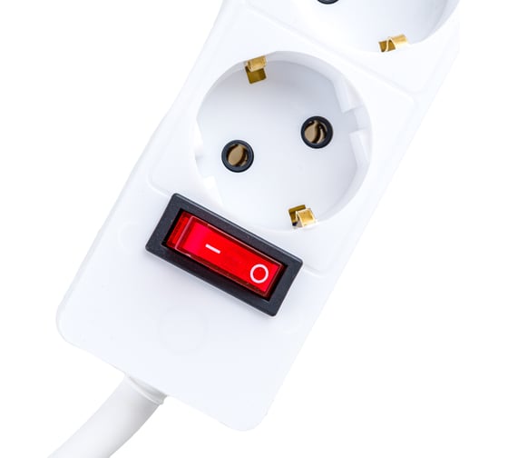 Сетевой фильтр PROconnect STANDARD 4 розетки 3 м, с/з, белый 11-7229