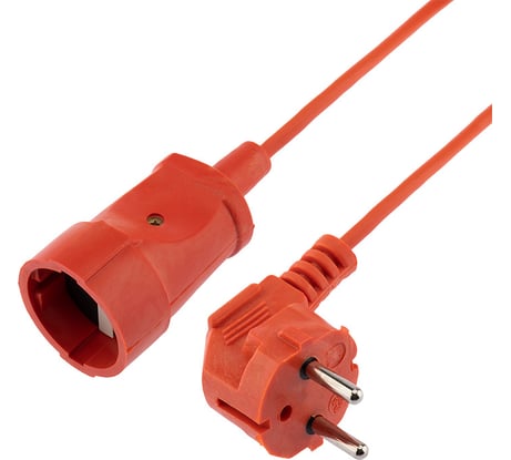 Силовой удлинитель PROconnect ПВС 2х0.75, 30 м, б/з, 6 А, 1300 Вт, IP20, оранжевый Россия 11-7107