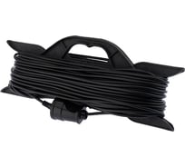 Удлинитель на рамке PROconnect ПВС 2х0.75, 40 м, без заземления, 6 А, 1300 Вт, IP20, черный Россия 11-7104