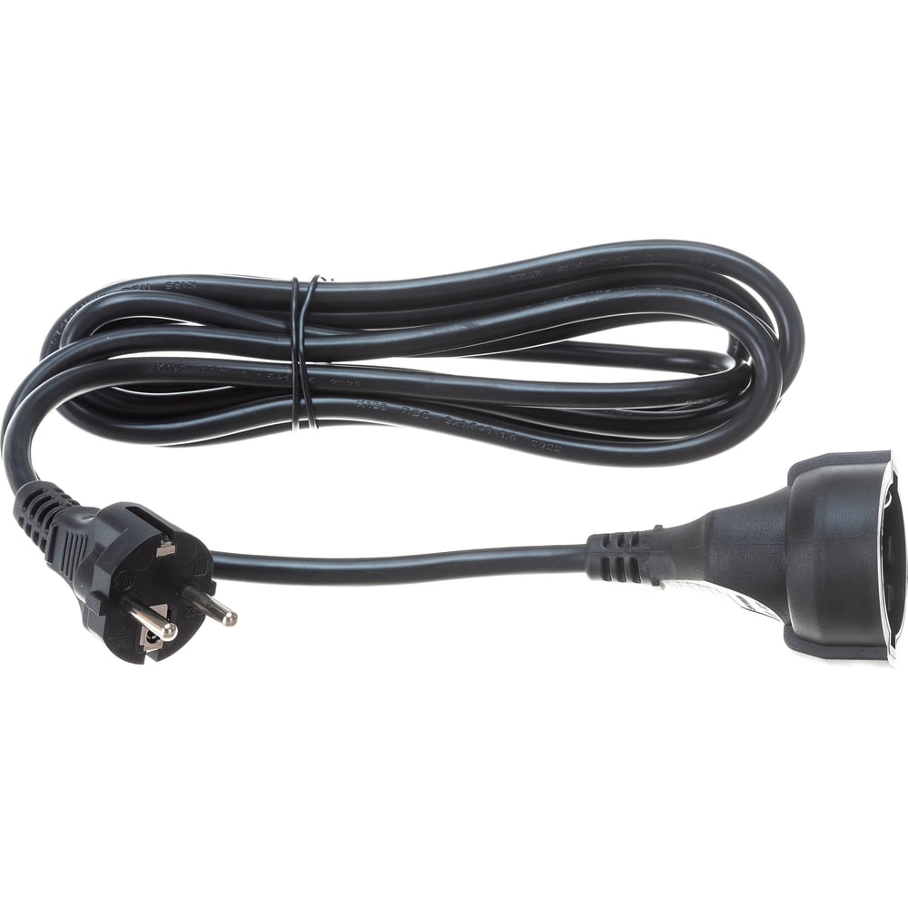 Удлинитель LANMASTER вилка Schuko прямая-розетка Schuko, 3х1.5, 220В ...