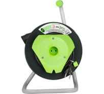 Удлинитель силовой ЭРА GREEN LINE GAZ2x0.7520m Greenline на катушке, пластик, 1 розетка, без заземления Б0065142