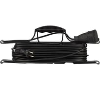 Удлинитель силовой ЭРА GREEN LINE FR1020m Greenline на рамке, 1 розетка, без заземления, 20м, ПВС 2x1мм2 Б0065147