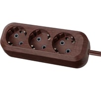 Удлинитель сетевой TDM ELECTRIC 3 розетки, 3 метра, ПВС 3х1мм2 Эко (бук) 16А 250В SQ1303-3001