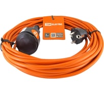 Удлинитель-шнур TDM ELECTRIC силовой УШз10 штепс. гнездо, 10м ПВС 3х0,75 SQ1301-0610