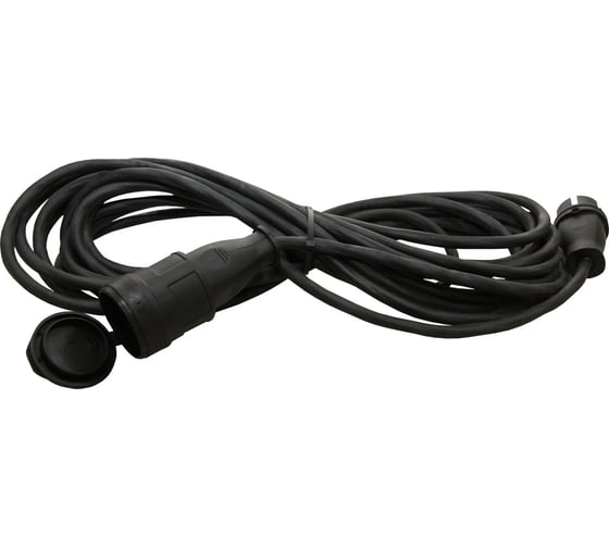 Удлинитель-шнур TDM ELECTRIC силовой каучук УШз16-101 IP44 штепс. гнездо с/з, 10м КГ 3х1,5 SQ1302-0341