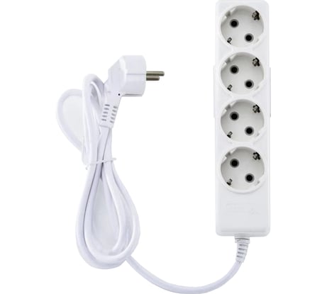 Удлинитель ECON ES 142 4 розетки 2 метра с заземлением 91402