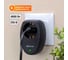 Сетевой фильтр TDM ELECTRIC 1 гнездо, 2П+З, с защитными шторками, 16А, 250В, черный SQ1806-0186 2