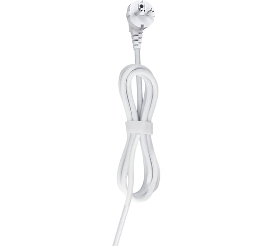 Сетевой фильтр QUMO Power Bar SPFSU (P-0009), 5 выключаемых розеток, 2500 Вт, 10A, кабель 3м 3*1 мм чистая медь, пожаробезопасный пластик, евровилка, 2 USB-A и 1 Type-C порт 2,4A суммарно (цвет белый) 51558