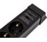 Сетевой фильтр энаргит, кабель 3x2,5 - 3 метра, 6 розеток, 2 usb (Type A + Type C) SL-G06KGDU2-325-3 6