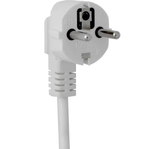 Сетевой фильтр PROGIX 2 розетки, 2 метра, белый, 3x1.5 PG240