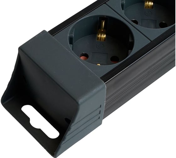 Сетевой фильтр STEKKER 4-местный с/з 3x1мм2, 3 м, 250В, 16А, серия Techno, HM 50157