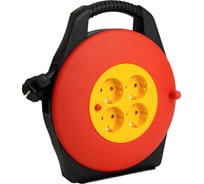 Удлинитель STEKKER бытового назначения Standart 4 розетки с/з ПВС 3*1, черный 50179