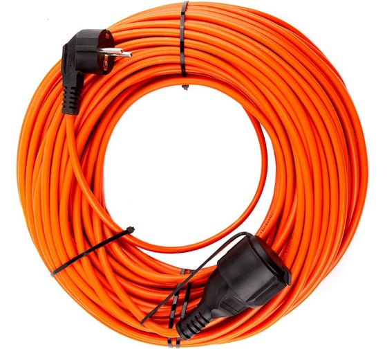 Удлинитель-шнур STEKKER 1-местный ПВС с/з 3*1,5мм2, IP54, 10м, 16А (40138 50343