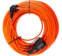 Удлинитель-шнур STEKKER 1-местный ПВС б/з 2*1,5мм2, IP54, 20м, 16А (40123 50340