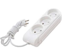 Удлинитель MAKEL 3х3м, без заземления, 10А, защитные шторки N3010041
