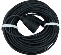 Удлинитель-шнур STEKKER PRF03-31-50 1-местный КГ с/з 3*1,5мм2, IP44, 50м, 16А серия Professional, 50347