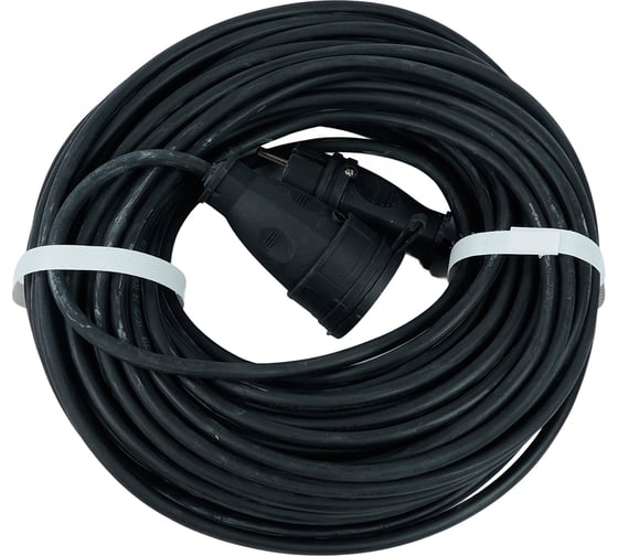 Удлинитель-шнур STEKKER PRF03-31-50 1-местный КГ с/з 3*1,5мм2, IP44, 50м, 16А серия Professional, 50347