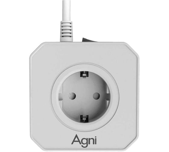 Сетевой фильтр настольный AGNI 5 розеток c кабелем 5м, белый TP-VE4U5E-5m-white