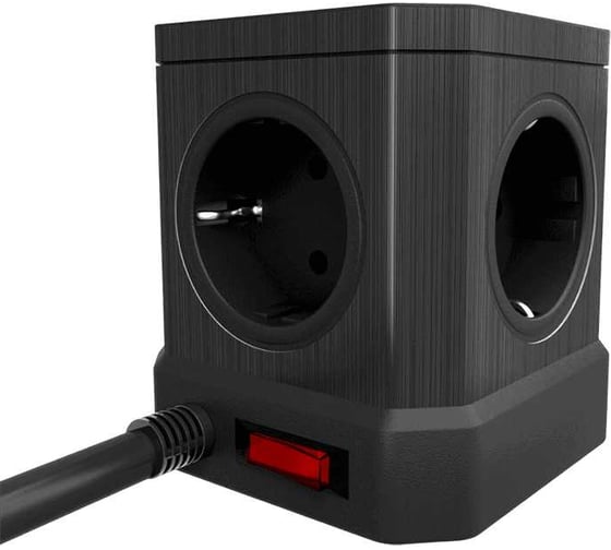 Сетевой фильтр настольный AGNI 5 розеток, кабель 3м, 3USB 1TYPE-C, черный TP-VE4U5E-C-3m-black
