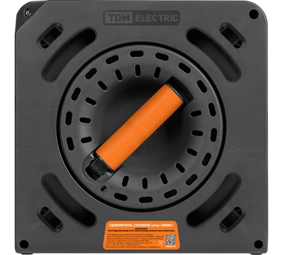 Удлинитель на катушке силовой TDM ELECTRIC Люкс 4 розетки ПВС 3x1,5 УКз16-004 20 метров SQ1301-0837