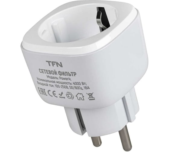 Сетевой фильтр TFN POWER 4 белый TFN-POWER4WH