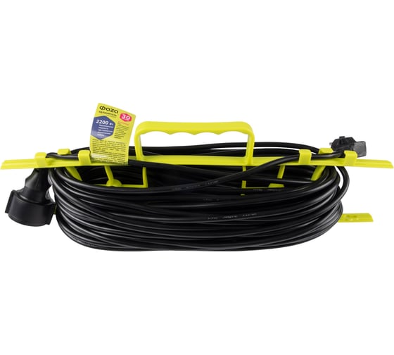 Удлинитель на рамке ФАZА CSG100-3000 с заземлением ПВС 3x1.0, 10А, IP20, 30м 5063907