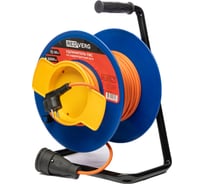 Удлинитель REDVERG ПВС, на садовой катушке 2200Вт, 30м, без заземления 00006696503