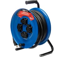 Удлинитель силовой морозостойкий REDVERG КГ 3x2,5, на металлической катушке, 4 розетки, IP44, 30м (с/з) 00006696530