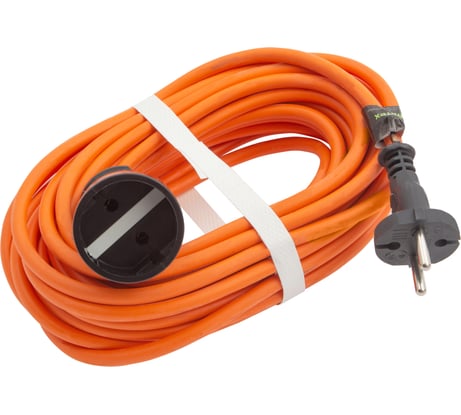 Силовой удлинитель-шнур Сибртех 10м, 1 розетка, 10A, тип УХ10, Россия 96050