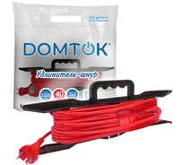 Удлинитель-шнур на рамке DOMTOK ПВС 2*1, 2,2кВт, без заземления, 40м 2476