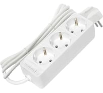 Удлинитель бытовой DOMTOK 4 гнезда, ПВС 3*1, 3,5кВт, с/з 7м 2398