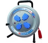 Силовой удлинитель на металлической катушке DOMTOK АРКТИК КГ 3*1,5, 3,5 кВт, IP-44, з/к, 30м 2585