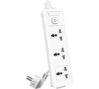 Сетевой фильтр универсальный Deli ET402 3 розетки, 5 м 180724