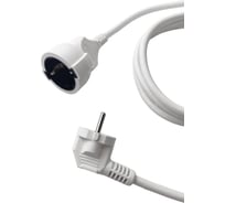 Удлинитель Filum ПВС-АП 3x1.5 CEE7/7-CEE7/3, 220/250В, 16А, белый, 0.5м FL-PEC-CEE7/7-CEE7/3-С1-0.5-WT