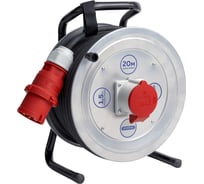 Удлинитель на катушке ЭНАРГИТ 380 Вольт, КГ 4х1,5 ГОСТ, 20 метров, МК1-415-20К-3801-44