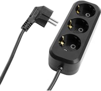 Удлинитель трехместный STEKKER с/з 2x0,75,2м, серия Home, HM01-31-02 (У10-002 50418