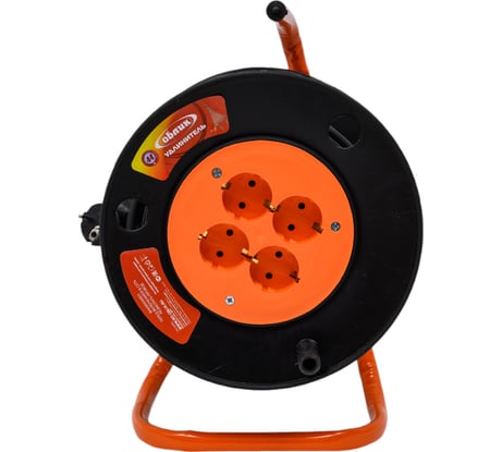 Удлинитель Облик РБК-4 4 гнезда (с заземлением) на катушке 3х1,5 кг 15 м УТ-00000670