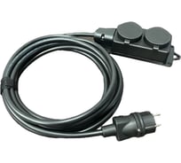 Удлинитель силовой iTOK тип SU серии iCONNECT с заземлением ПВС 3x1,5 мм 2 гнезда IP44 ГОСТ 1,5 м i-CONNECT-SU-PVS-315-2-44-1-5