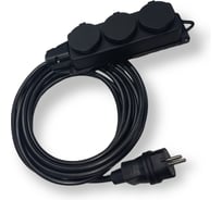 Удлинитель силовой iTOK тип SU серии iCONNECT с заземлением ПВС 3x1,5 мм 3 гнезда IP44 ГОСТ 1,5 м i-CONNECT-SU-PVS-315-3-44-1-5