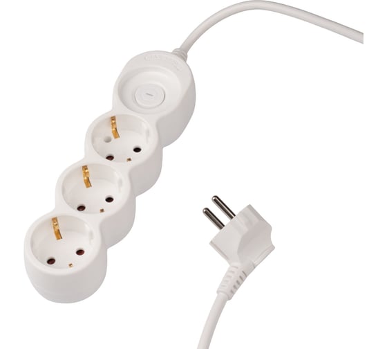 Удлинитель Jazzway EX-03GS-500 (3x5) заземление, шторки, выключатель с подсветкой 5065185
