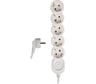 Удлинитель Jazzway EX-05GS-500 (5x5) заземление, шторки, выключатель с подсветкой 5065208