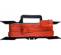 Удлинитель-шнур на рамке DOMTOK АРКТИК Морозостойкий КГ 2*1, IP-44, 2,2кВт, б/з 20м 2591