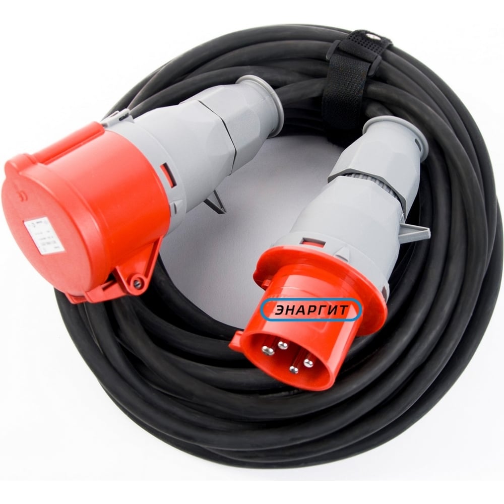 Удлинитель шнур ЭНАРГИТ 380 Вольт, КГ 4х1,5 ГОСТ, 40 метров, КГ415-40-1 ...