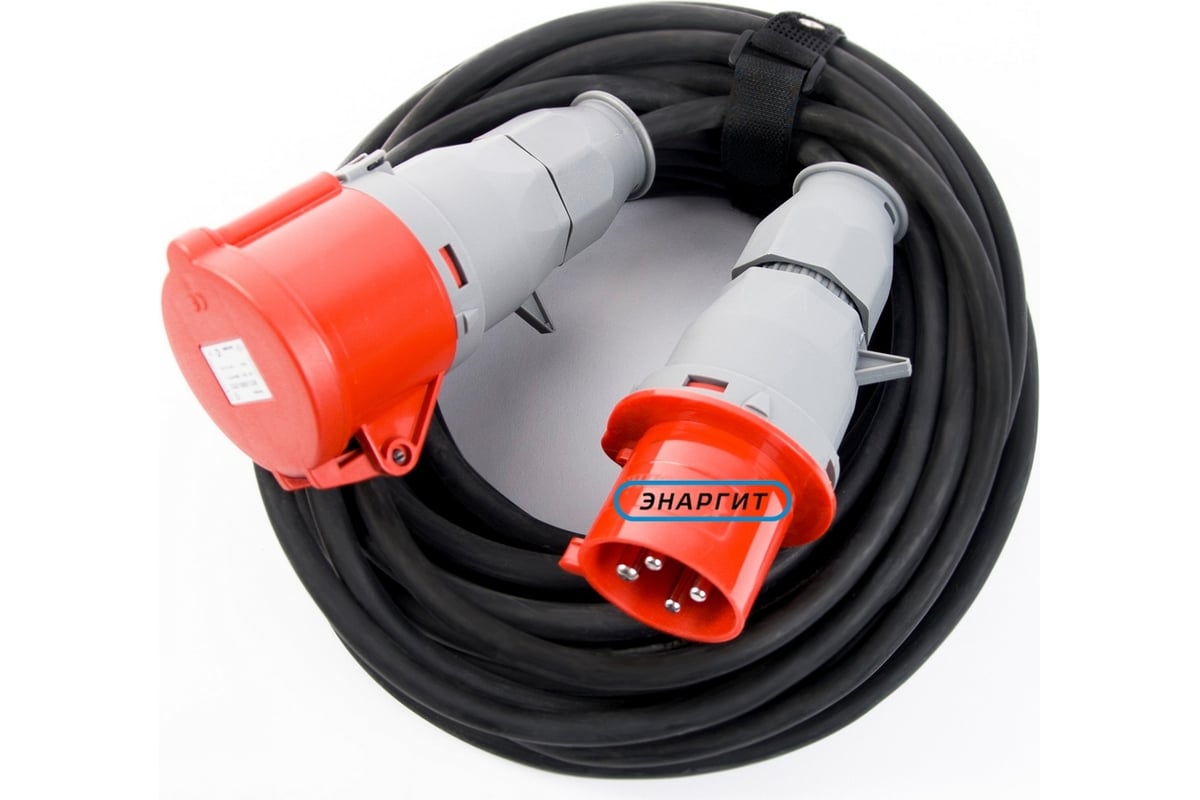 Удлинитель шнур ЭНАРГИТ 380 Вольт, КГ 4х1,5 ГОСТ, 40 метров, КГ415-40-1 ...