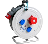 Удлинитель на катушке ЭНАРГИТ 220/380 Вольт, КГ 5х2,5 ГОСТ, 60 метров, МК5-525-60К-3801-2202-44